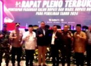 Rapat Pleno Terbuka KPU Penetapan Bupati Bogor Terpilih Dan Wakilnya