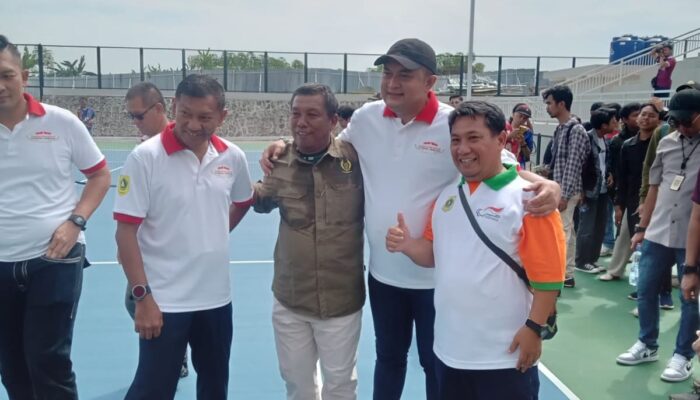 Lapangan Tenis Kapten Muslihat Diresmikan Dilingkungan Stadion Pakansari