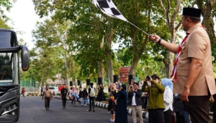 Bupati Bogor Melepas Rombongan Menuju Enam Desa Wisata