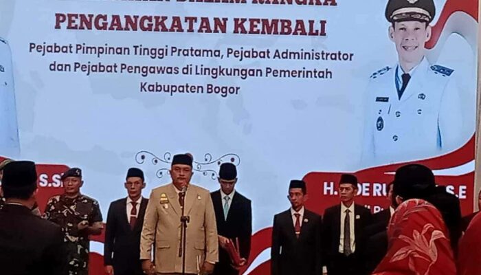 Bupati Bentuk Dua Dinas Baru Percepat Pelayanan Publik Sekaligus Lantik Pimpinan Tinggi Pratama