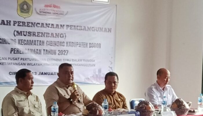 Dalam Musrenbang Pemkab Bogor Komitmen Penanganan Banjir dan Penghijauan